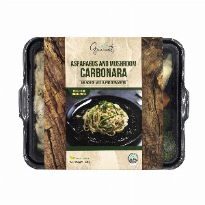 Asparagus and Mushroom Carbonara (Frozen)